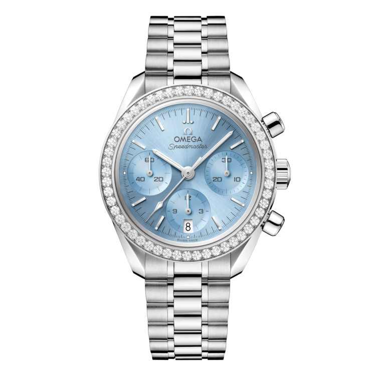 Automatik, Damenuhr- und Herrenuhruhr,  Omega Speedmaster 38 