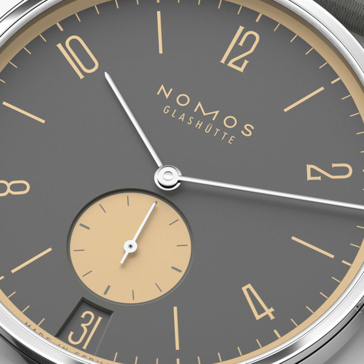 NOMOS Glashütte Tangente 38 Datum Haifischgrau  - Bild 4 