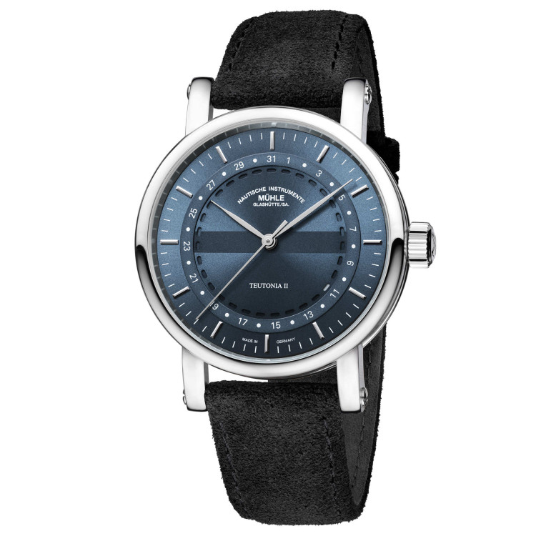 Automatik, Damenuhr- und Herrenuhruhr,  Mühle Glashütte Teutonia II Ringdatum 