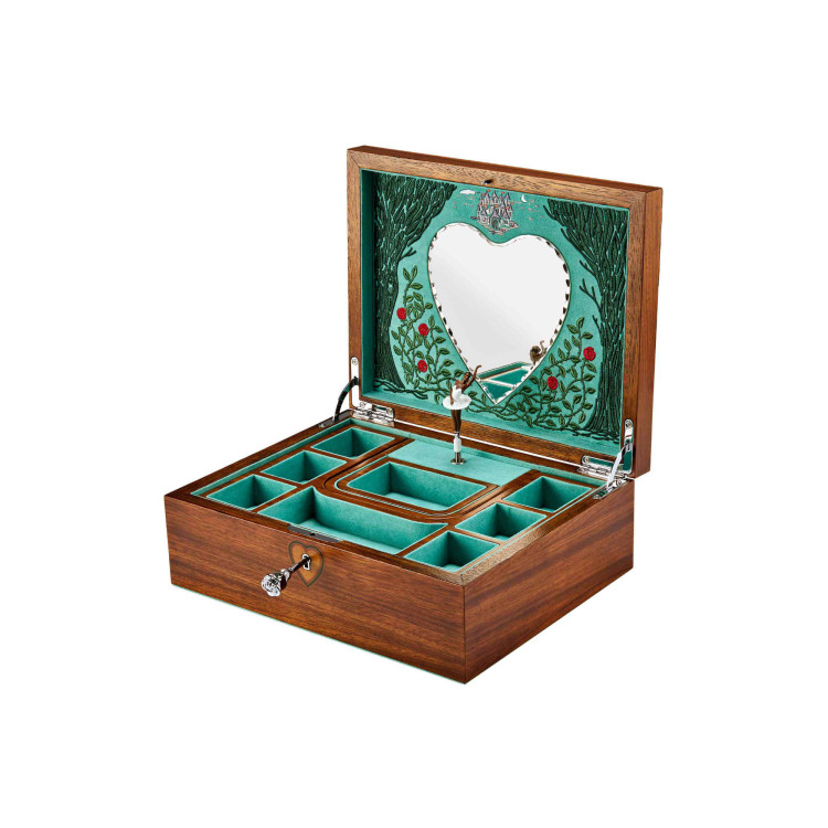 WOLF Ballet Musical Jewellery Box – Sleeping Beauty Walnut Wood - Bild 6 