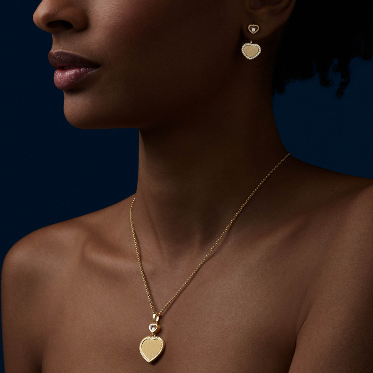 Chopard Happy Hearts Golden Hearts Ohrhänger - Bild 5 