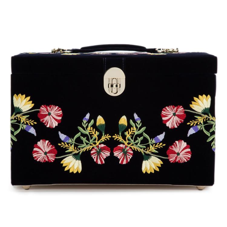  WOLF Zoe Large Jewelry Box Indigo 