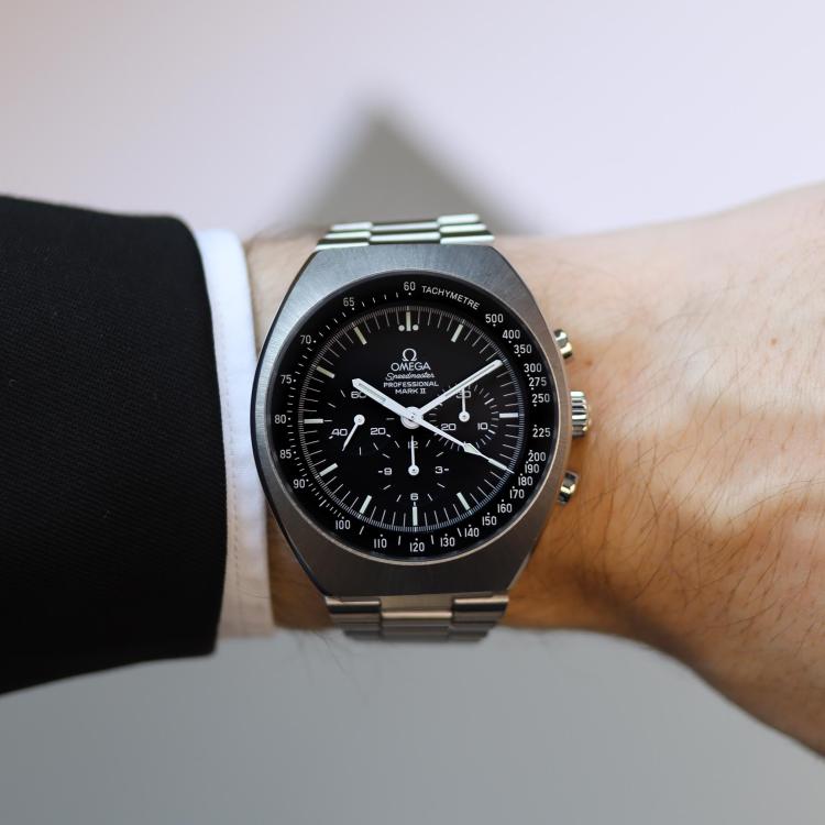 Herrenuhr, Automatik,  Blome Preowned-Uhren Omega Speedmaster Mark II 