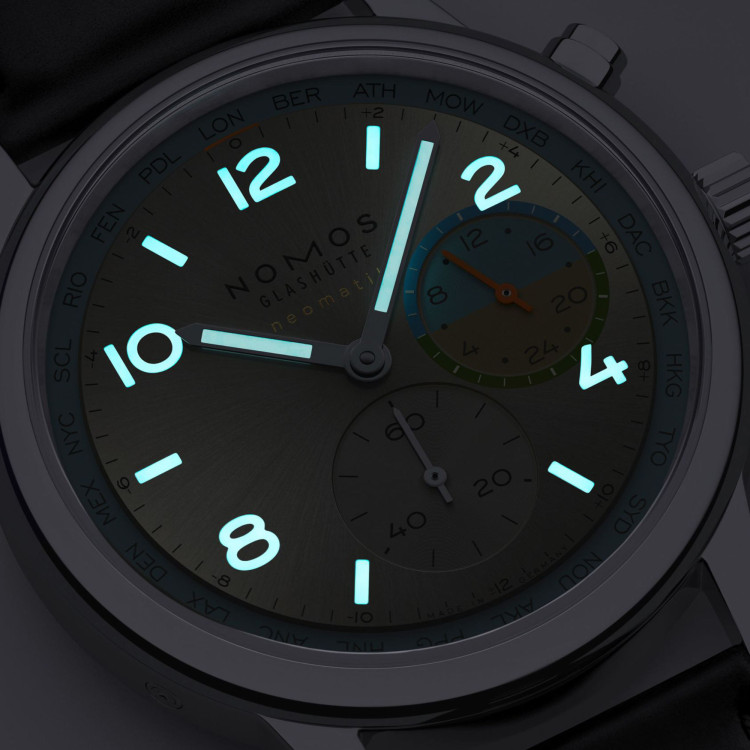 NOMOS Glashütte Club Sport Neomatik Worldtimer Roam - Bild 6 