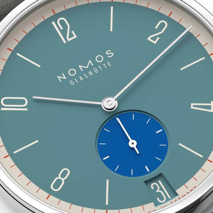NOMOS Glashütte Tangente 38 Datum Super Sardine  - Bild 7 
