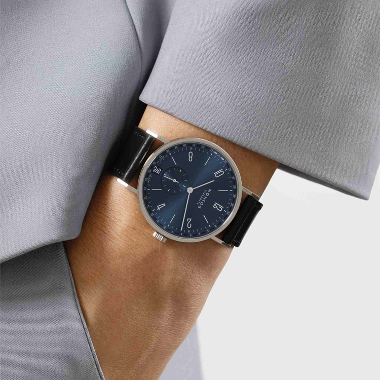 NOMOS Glashütte Tangente 2date blau - Bild 6 