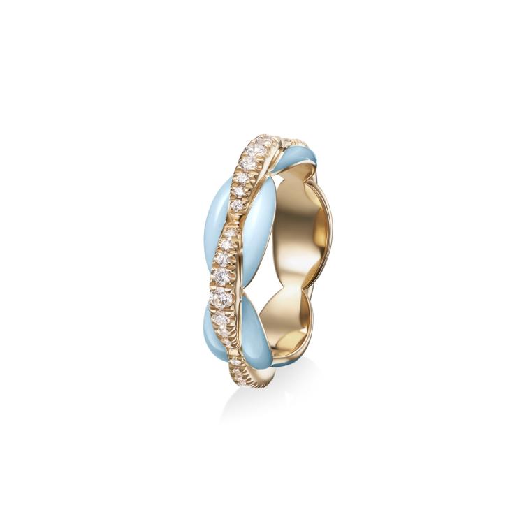 Ringe, Gelbgold,  Melissa Kaye Ada Ring 