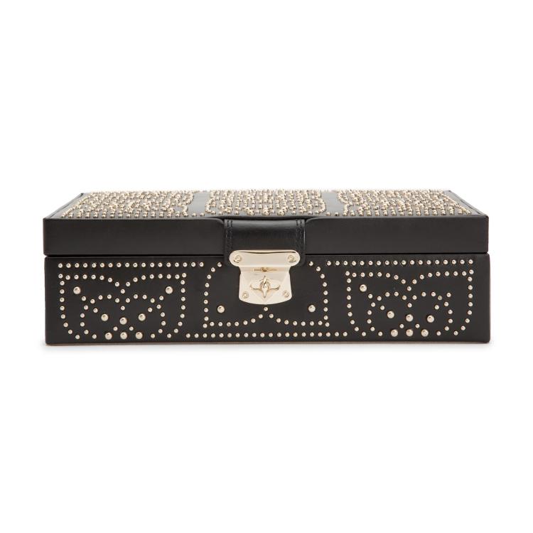  WOLF Marrakesh Medium Jewellery Box Black 