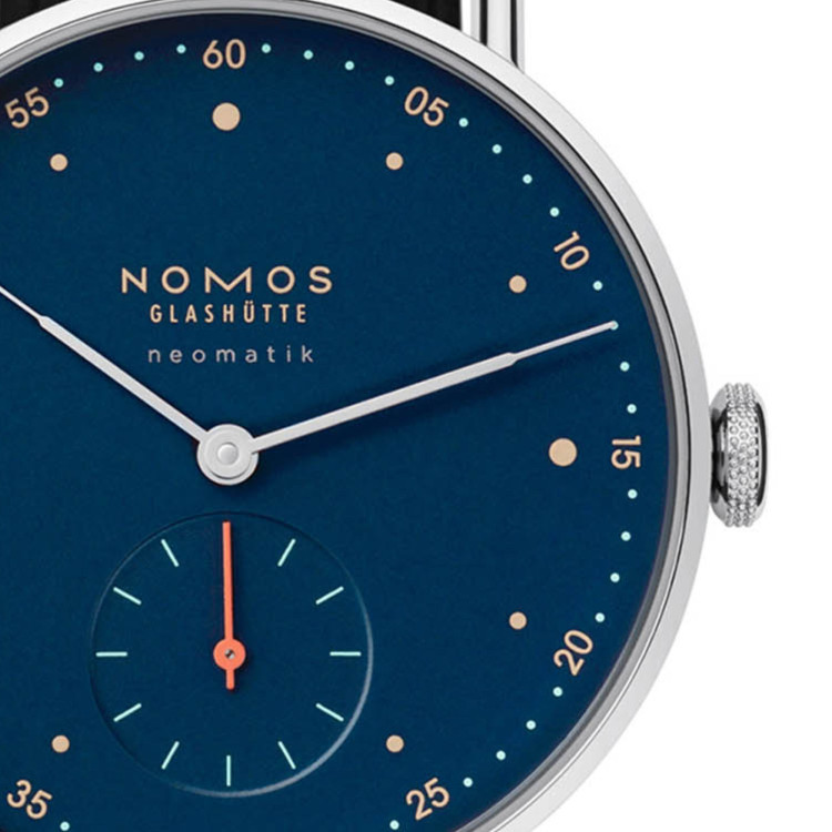NOMOS Glashütte Metro neomatik nachtblau - Bild 4 
