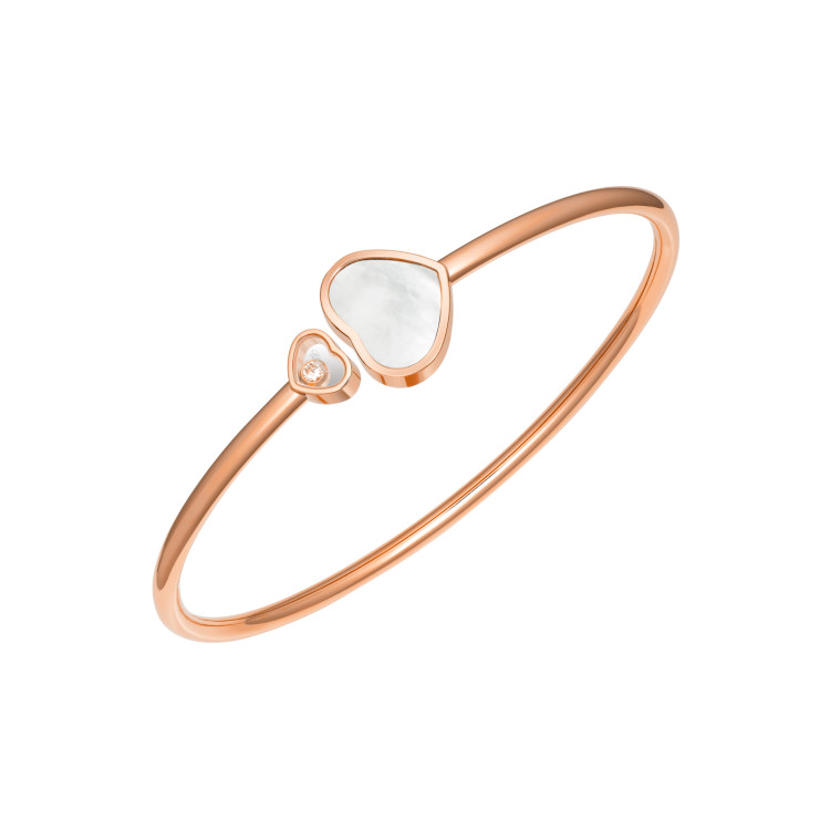 Roségold, Armschmuck,  Chopard Happy Hearts Armreif 