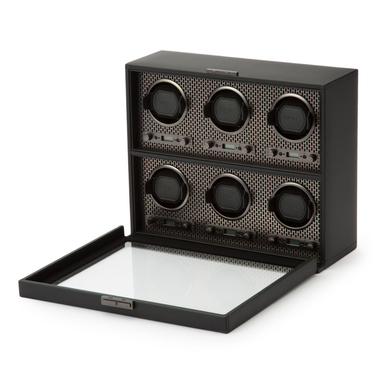 WOLF Axis 6 Piece Watch Winder - Bild 4 