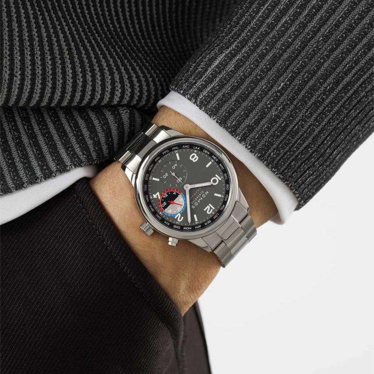 NOMOS Glashütte Club Sport Neomatik Weltzeit Volcano - Bild 6 