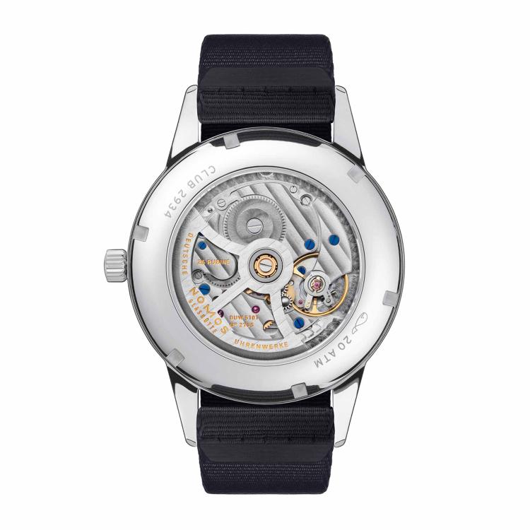 NOMOS Glashütte Club Automat Datum signalblau - Bild 2 