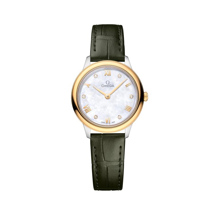 Damenuhr, Quarzwerk,  Omega De Ville Prestige 