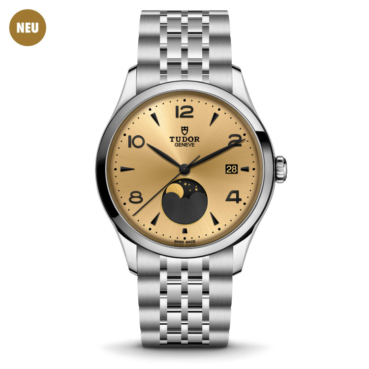 Automatik, Damenuhr- und Herrenuhruhr,  TUDOR 1926 Luna 