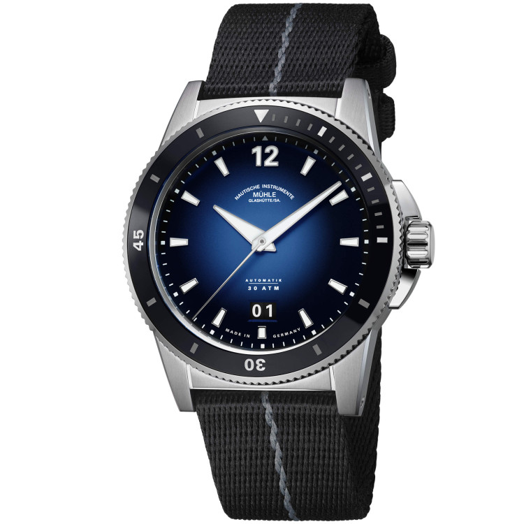 Automatik, Herrenuhr,  Mühle Glashütte Sportivo Grossdatum 