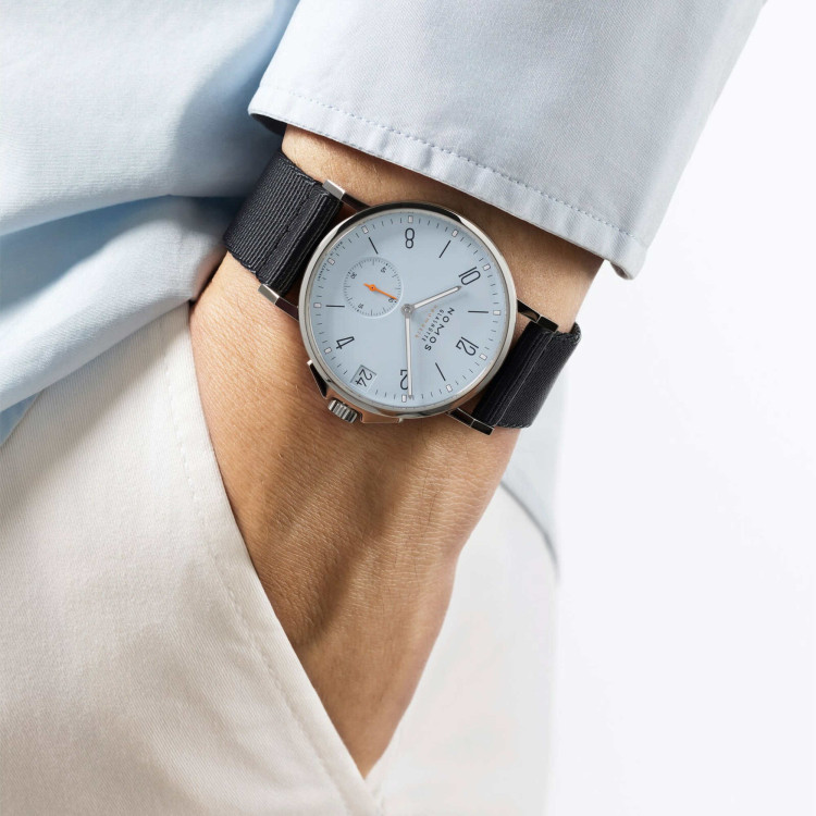 NOMOS Glashütte Ahoi neomatik 38 Datum sky - Bild 6 