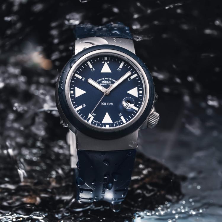 Mühle Glashütte S.A.R. Rescue-Timer Nautikblau - Bild 3 