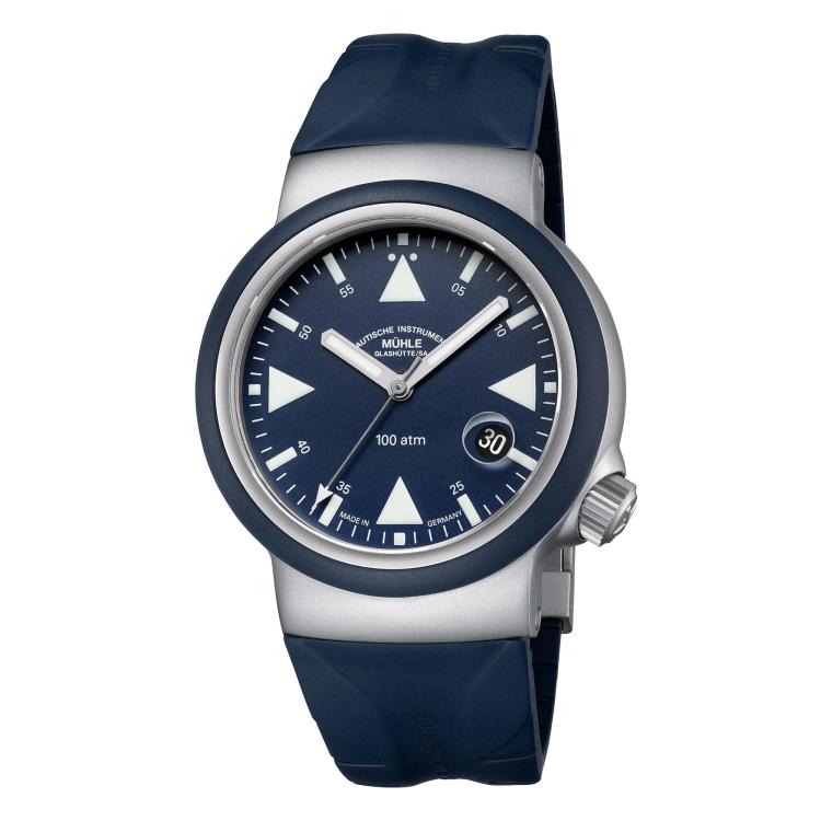 Unisex, Automatik,  Mühle Glashütte S.A.R. Rescue-Timer Nautikblau 