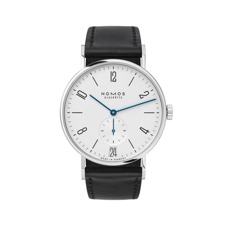 Unisex, Handaufzug,  NOMOS Glashütte Tangente 38 Datum 