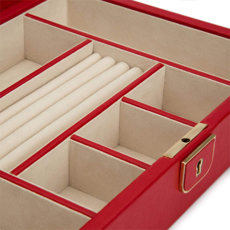 WOLF Palermo Medium Jewellery Box Red - Bild 3