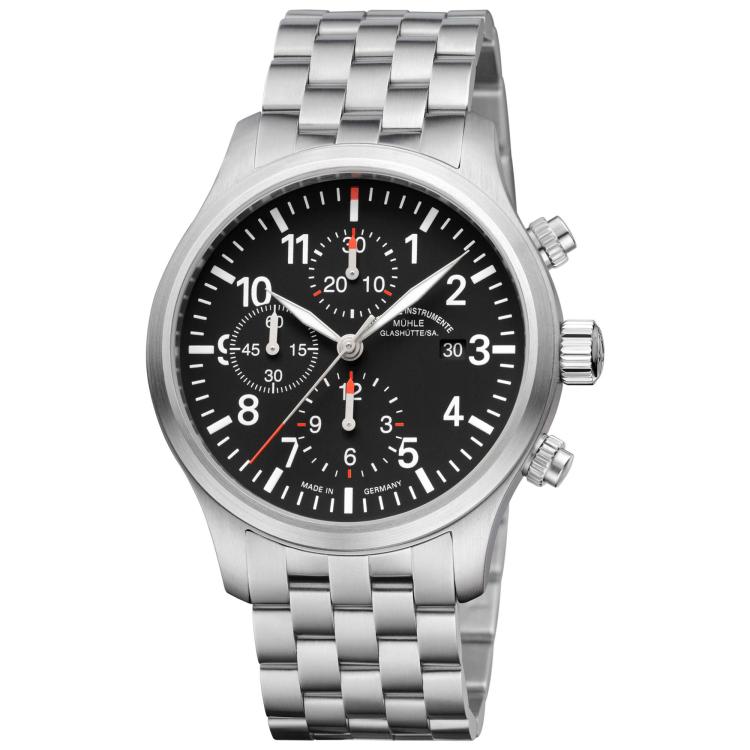 Herrenuhr, Automatik,  Mühle Glashütte Terrasport I Chronograph 