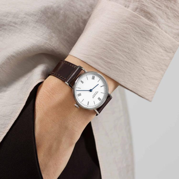 NOMOS Glashütte Ludwig 33 Duo emailleweiß - Bild 5 