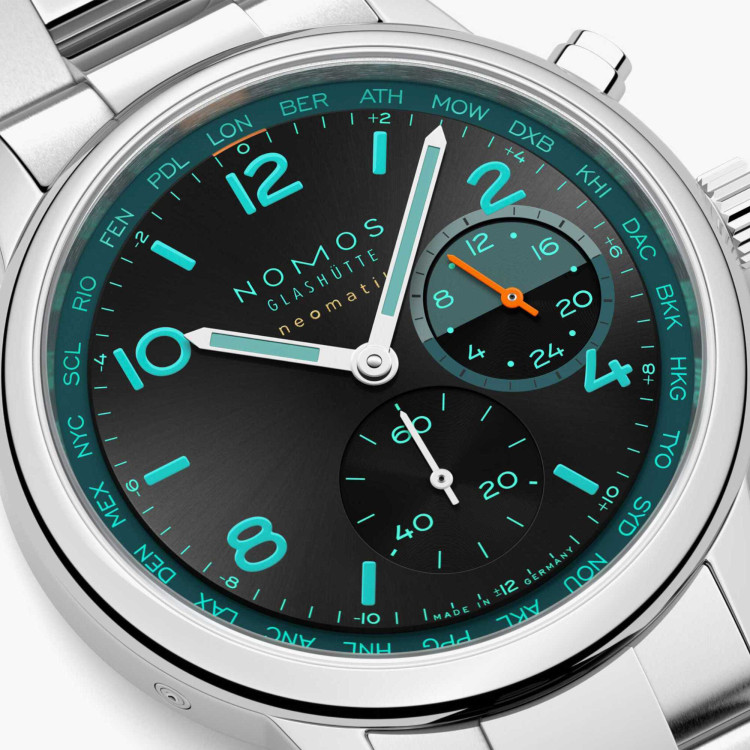 NOMOS Glashütte Club Sport Neomatik Weltzeit Trace - Bild 4 