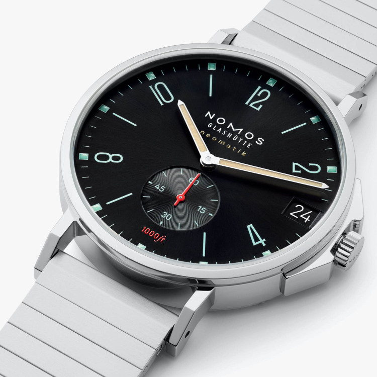NOMOS Glashütte Tangente Sport neomatik 42 Datum blauschwarz - Bild 3 
