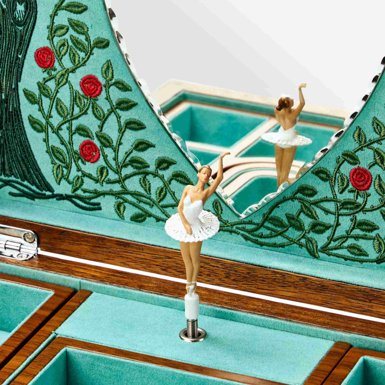 WOLF Ballet Musical Jewellery Box – Sleeping Beauty Walnut Wood - Bild 4 