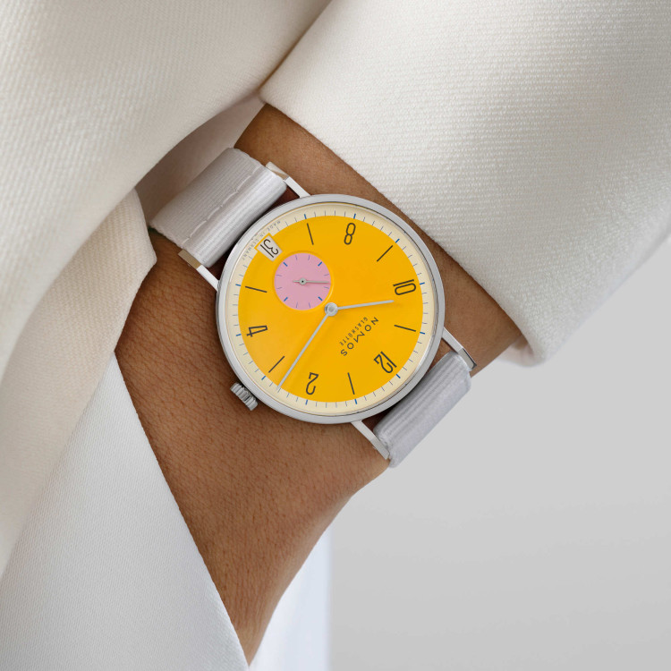 NOMOS Glashütte Tangente 38 Datum Katzengold  - Bild 6 