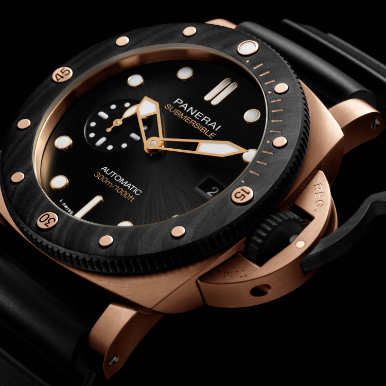 Panerai Submersible QuarantaQuattro Goldtech™ OroCarbo - Bild 3 