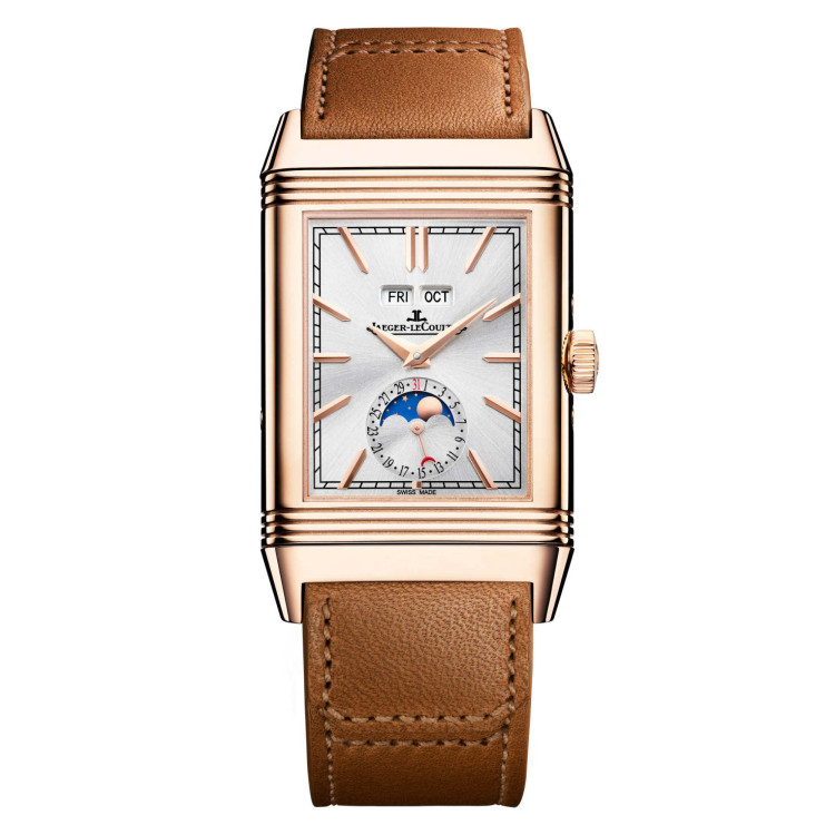 Handaufzug, Herrenuhr,  Jaeger-LeCoultre Reverso Tribute Duoface Calendar 