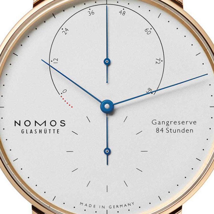 NOMOS Glashütte Lambda 39 Roségold mit gebläuten Zeigern - Bild 3 