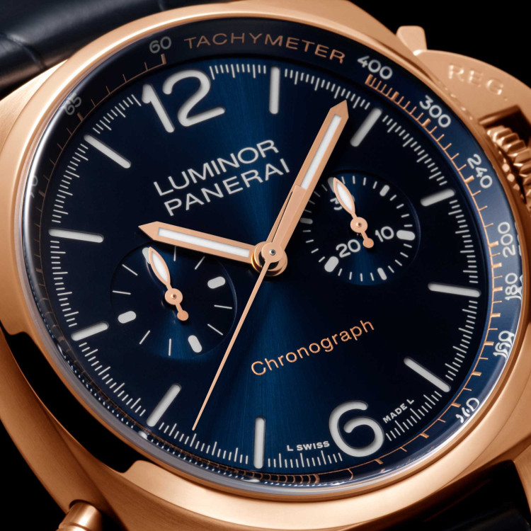 Panerai Luminor Chrono Goldtech™ Blu Notte - Bild 4 