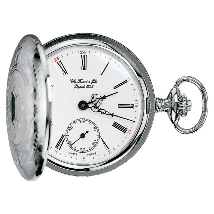 Handaufzug, Damenuhr- und Herrenuhruhr,  Tissot Savonnette Mechanical 