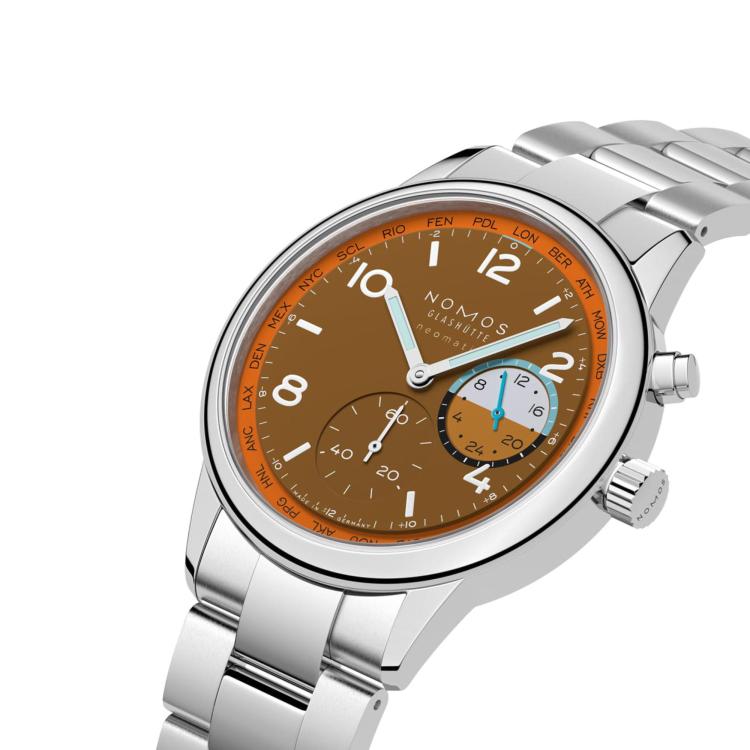 NOMOS Glashütte Club Sport Neomatik Weltzeit Canyon - Bild 3 
