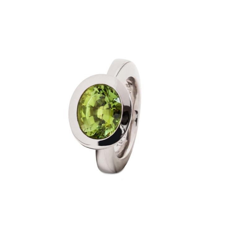 Ringe, Weißgold,  Jochen Pohl Jochen Pohl Turmalin Ring 