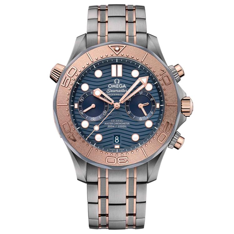 Herrenuhr, Automatik,  Omega Seamaster Diver 300M 