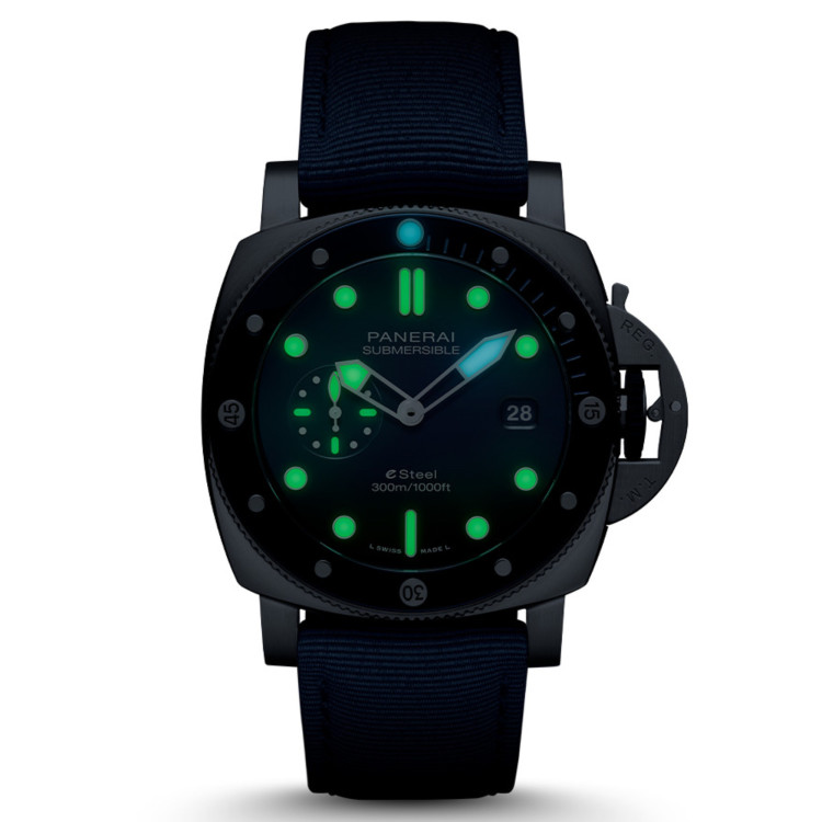 Panerai Submersible QuarantaQuattro ESteel™ Blu Profondo - Bild 5 