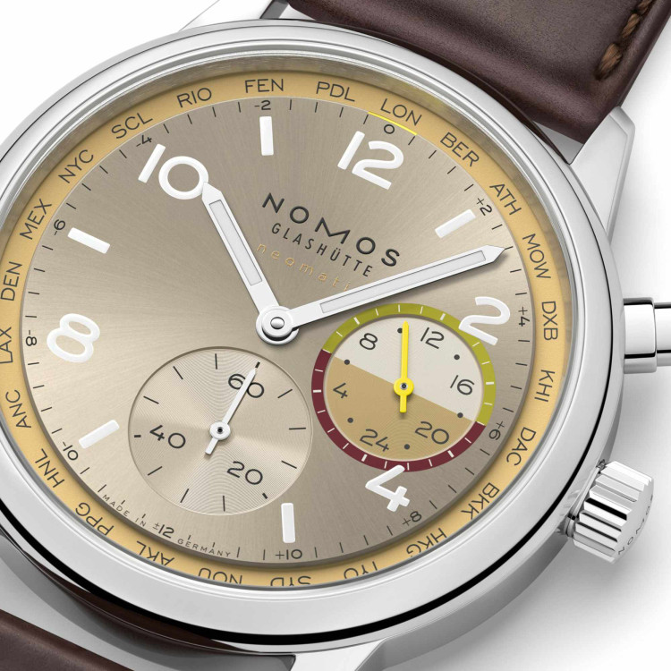 NOMOS Glashütte Club Sport Neomatik Worldtimer Reverie - Bild 4 