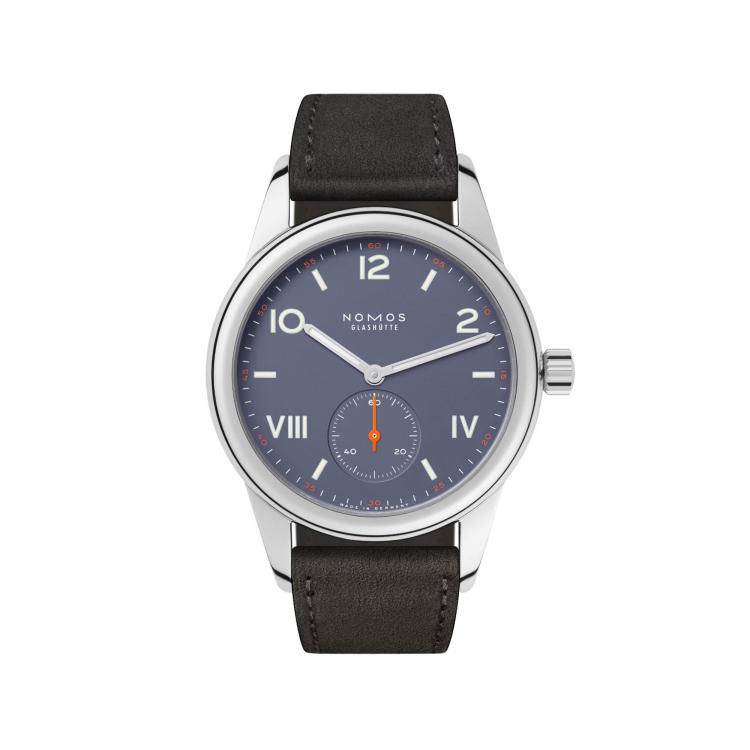 Unisex, Handaufzug,  NOMOS Glashütte Club Campus blue purple 