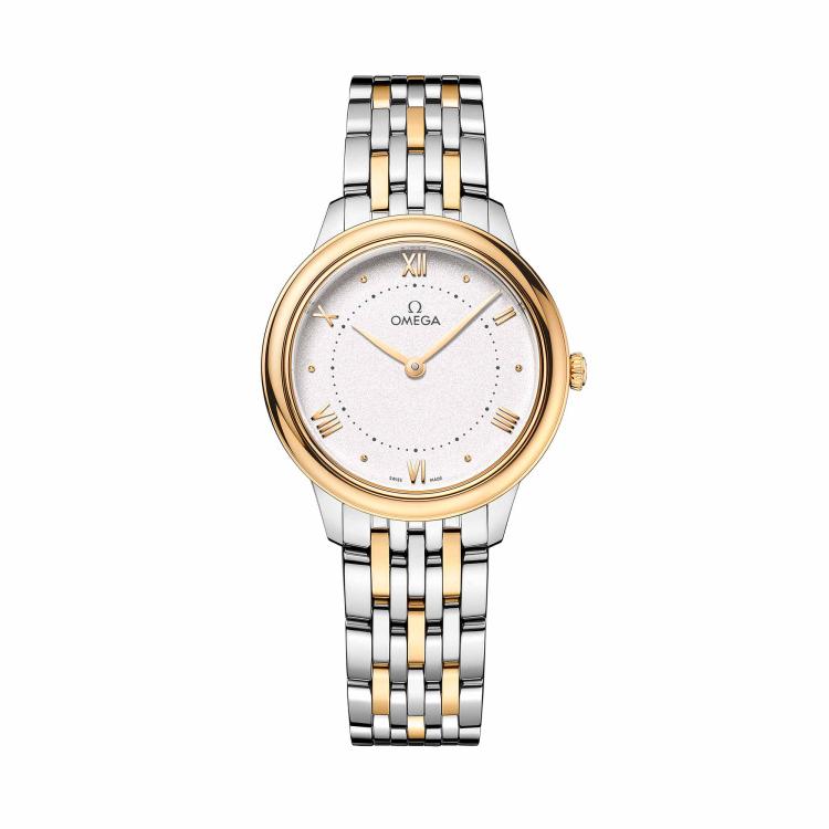 Damenuhr, Quarzwerk,  Omega De Ville Prestige 