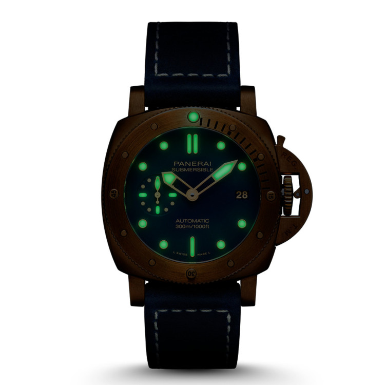 Panerai Submersible Bronzo Blu Abisso - Bild 5 