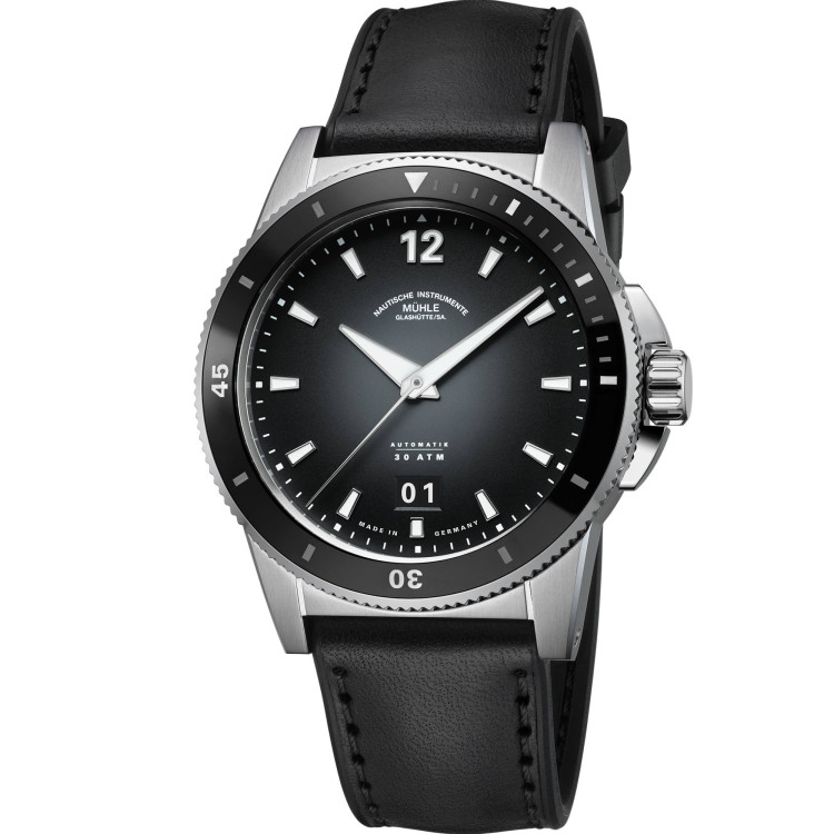 Automatik, Herrenuhr,  Mühle Glashütte Sportivo Grossdatum 