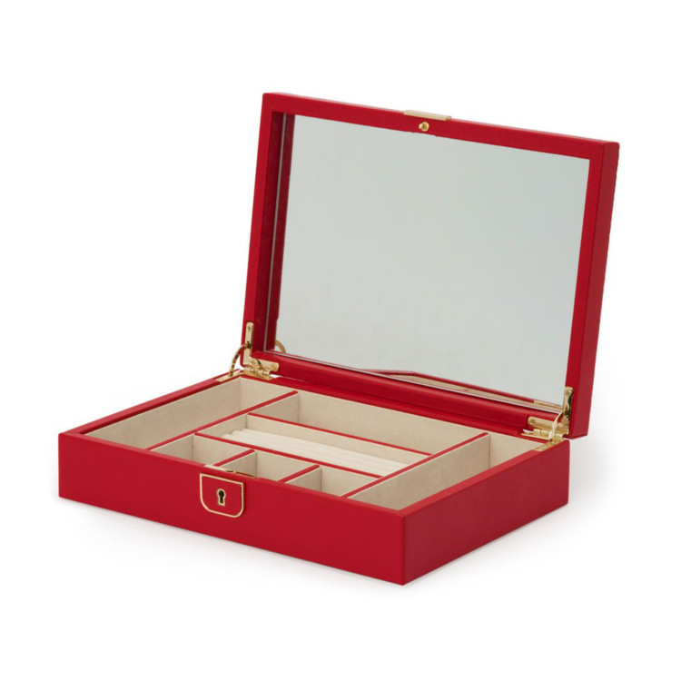 WOLF Palermo Medium Jewellery Box Red - Bild 4
