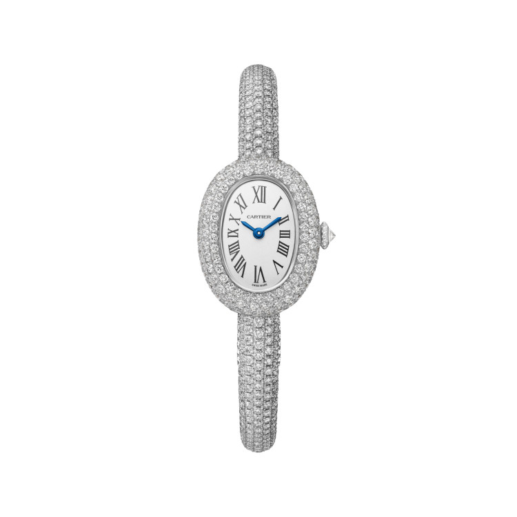 Quarzwerk, Damenuhr,  Cartier Baignoire (Größe 16) 