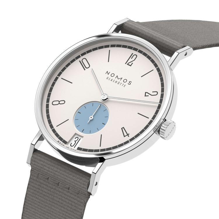 NOMOS Glashütte Tangente 38 Datum Schneesturm  - Bild 6 