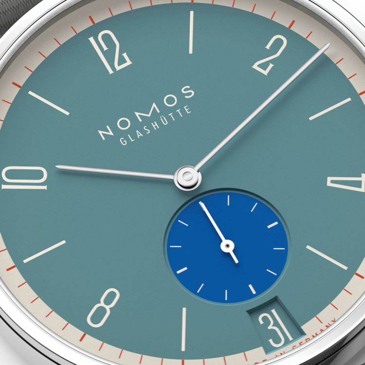 NOMOS Glashütte Tangente 38 Datum Super Sardine  - Bild 4 