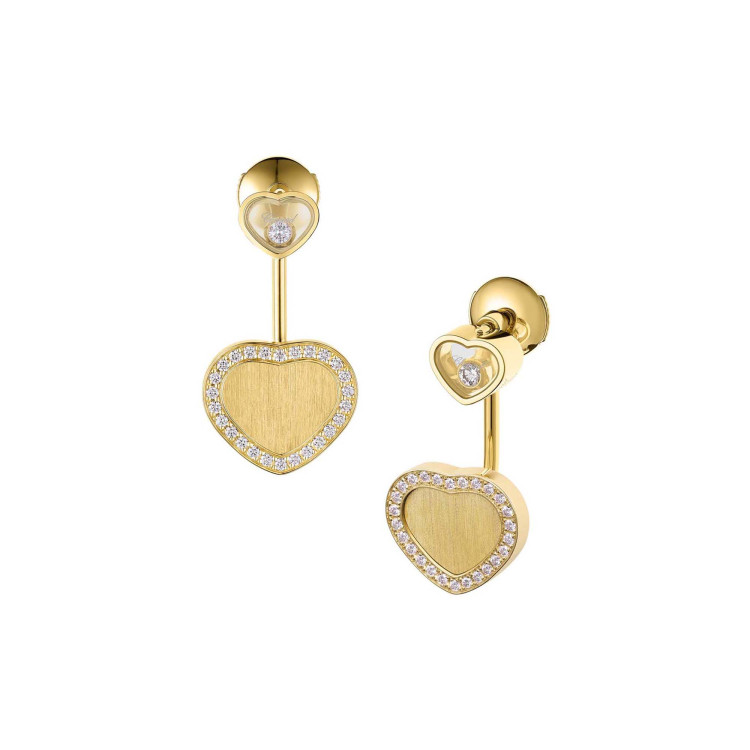 Ohrringe, Gelbgold,  Chopard Happy Hearts Golden Hearts Ohrhänger 